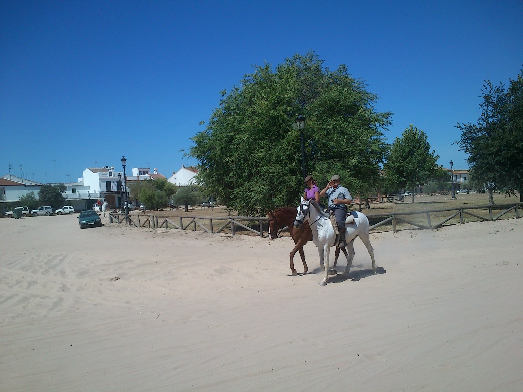 El Rocio près du parc national de Doñana