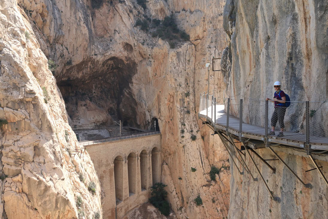 Le pont suspendu fait partie de la visite avec les Caminito del Rey tickets