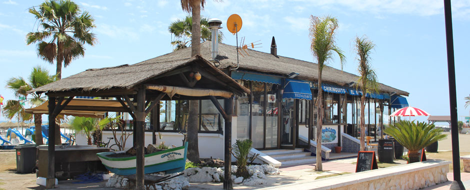 Restaurant Chiringuito sur la plage de Playamar