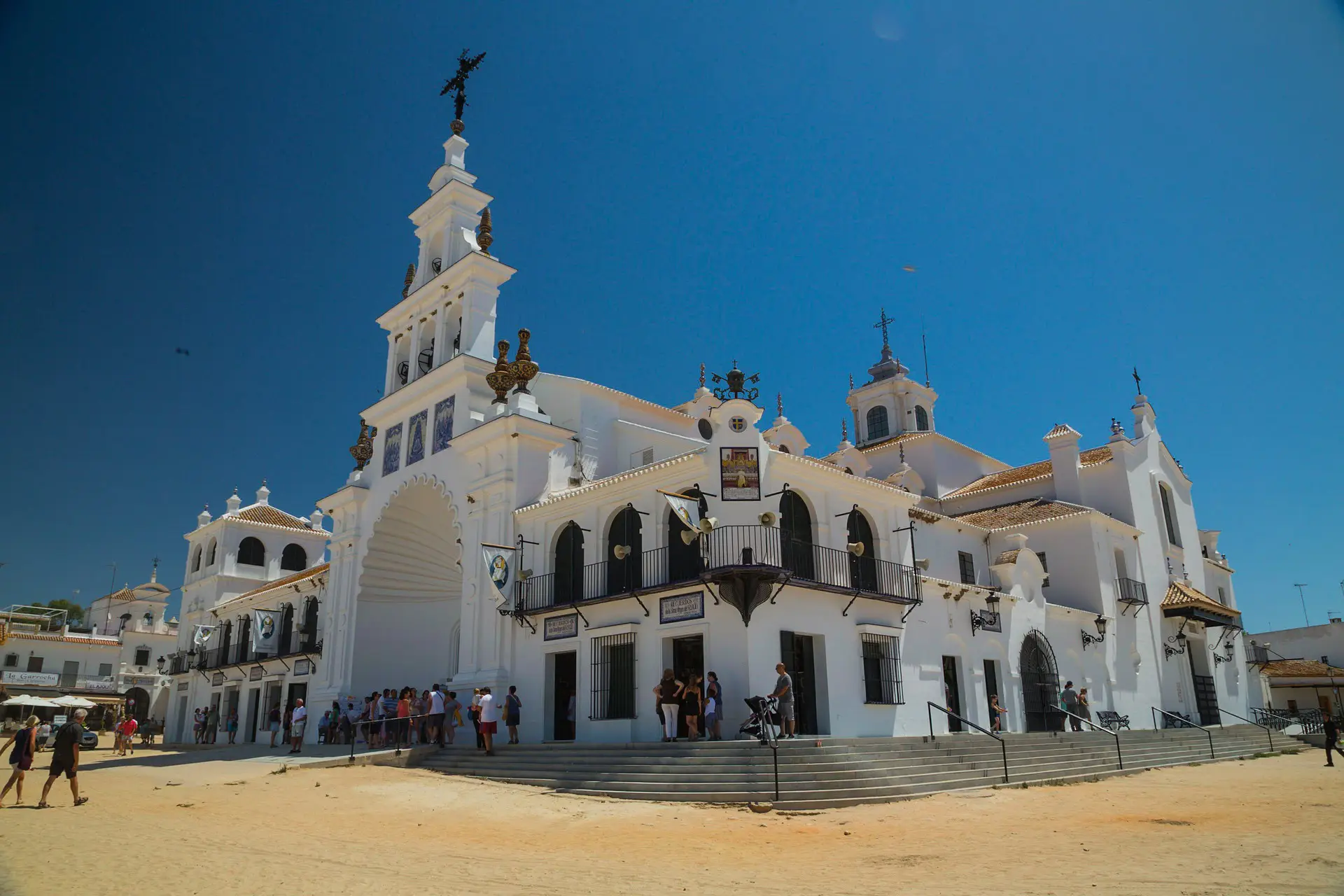 El Rocio près du parc national de Doñana Ermita de El Rocio