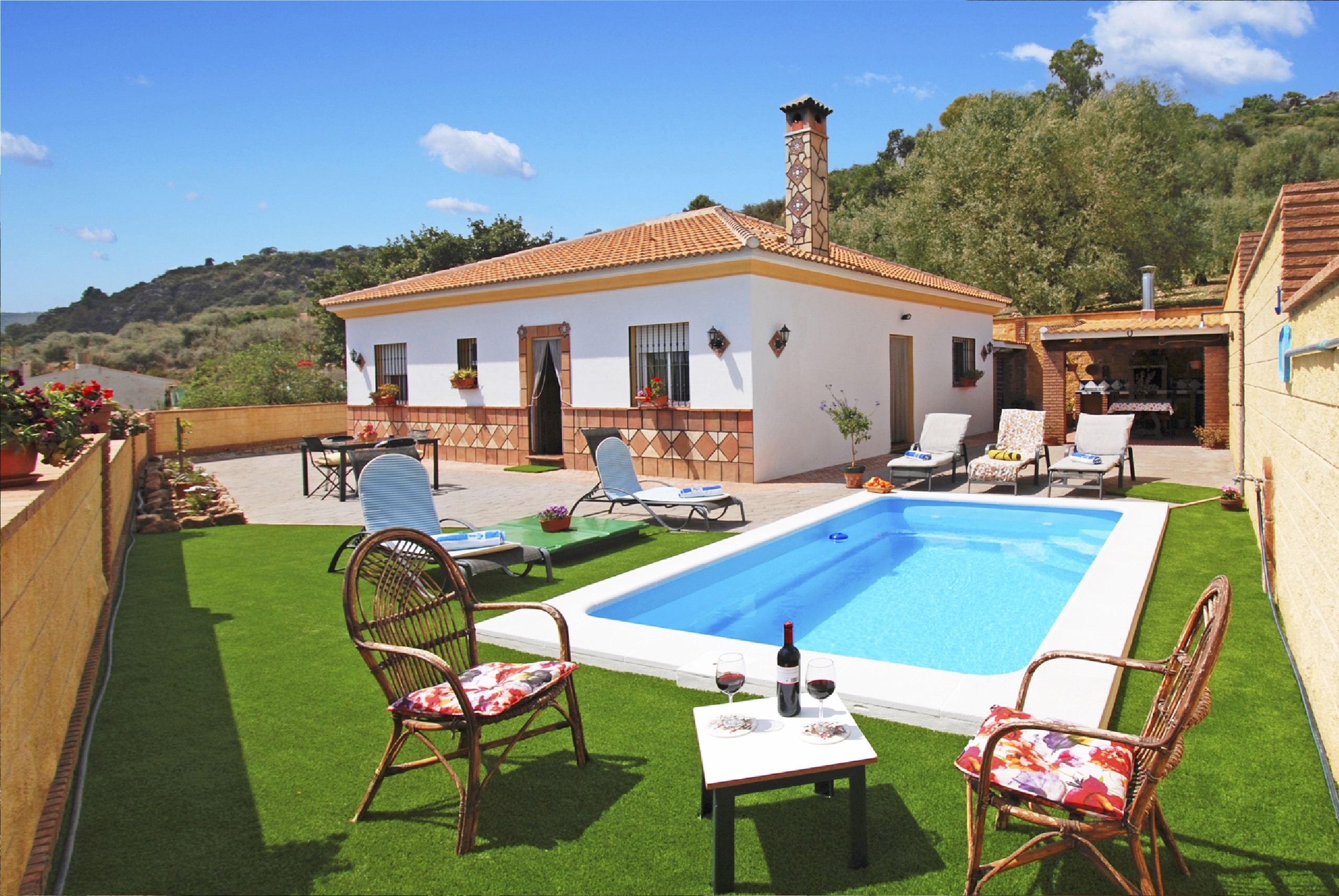 Maison de vacances avec piscine privée près du village andalou de Comares, Malaga
