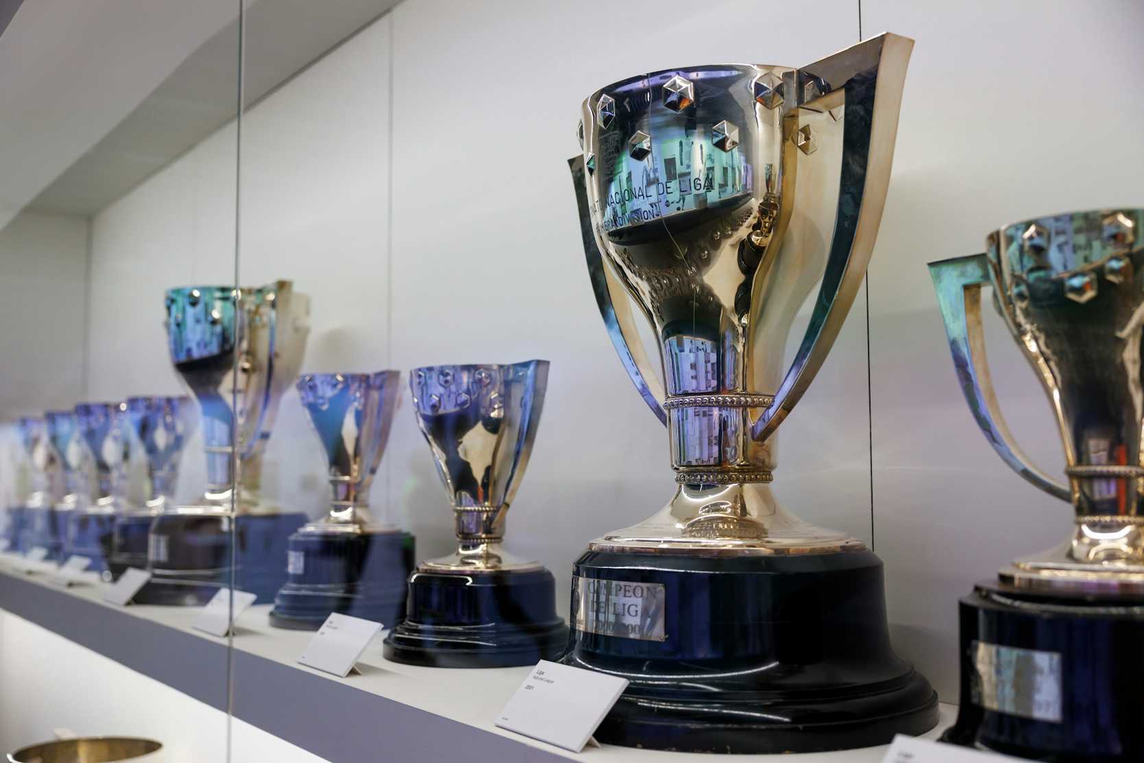 Trophées au Santiago Bernabéu