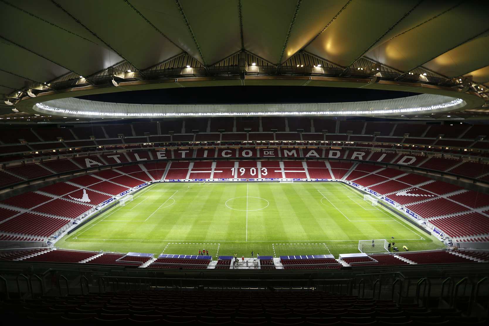 Le stade Wanda Metropolitano de l'Atlético Madrid